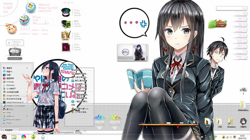 【win7主题】我的青春恋爱物语果然有问题 雪之下