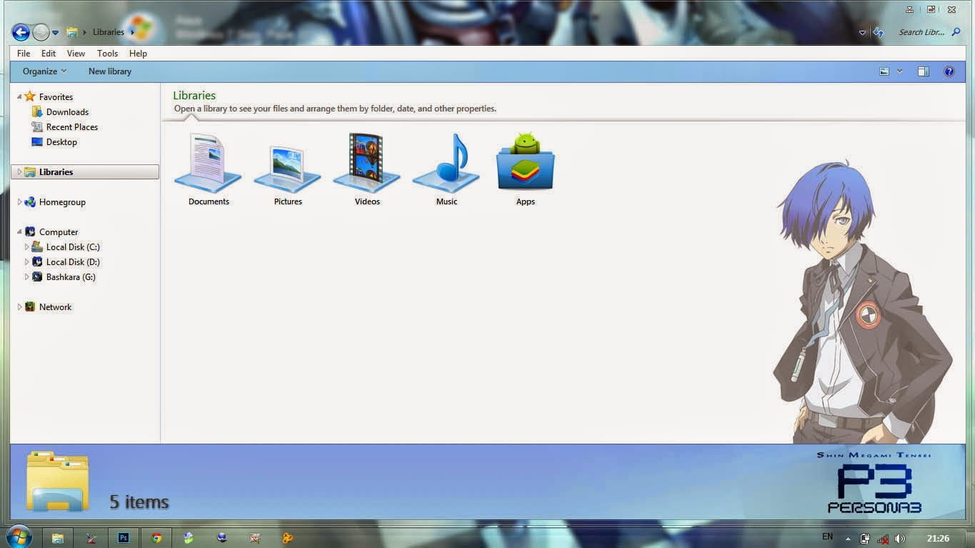 【win7主题】女神异闻录~帅气百分比~