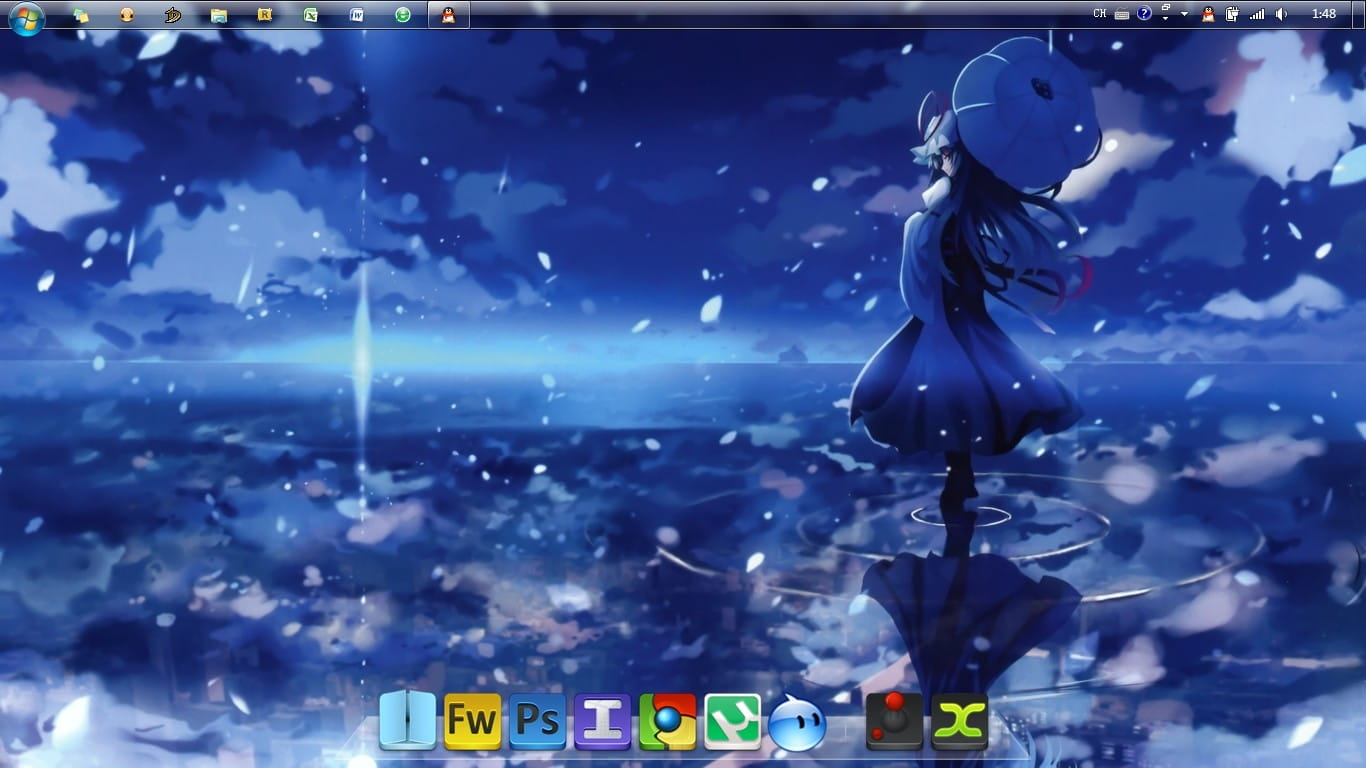 【win7主题】东方project 茨乃东方同人铃风电脑主