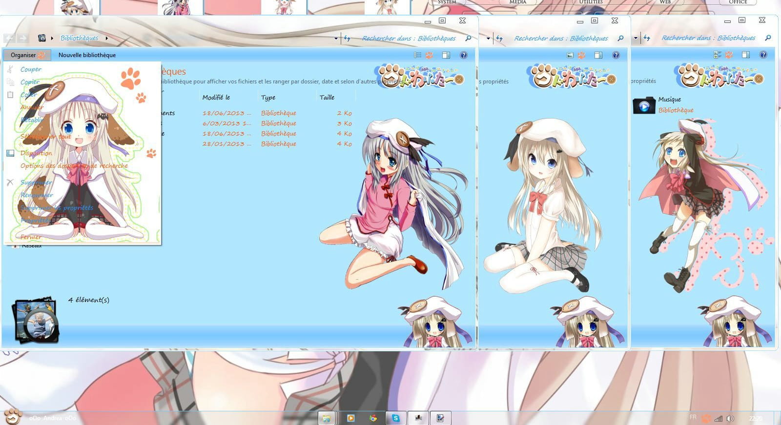 【win7主题】Little Busters~能美·科多缭卡~