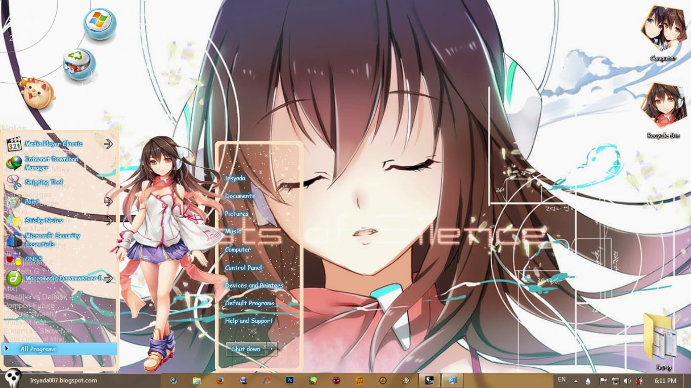 【win7主题】V家 kokone 中国旗袍风味心响~