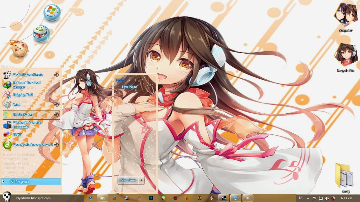 【win7主题】V家 kokone 中国旗袍风味心响~