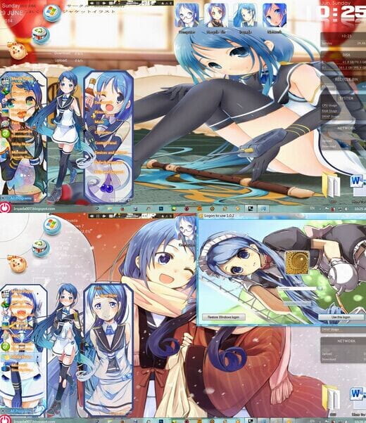 【win7主题】舰娘collection 天然贫乳五月雨