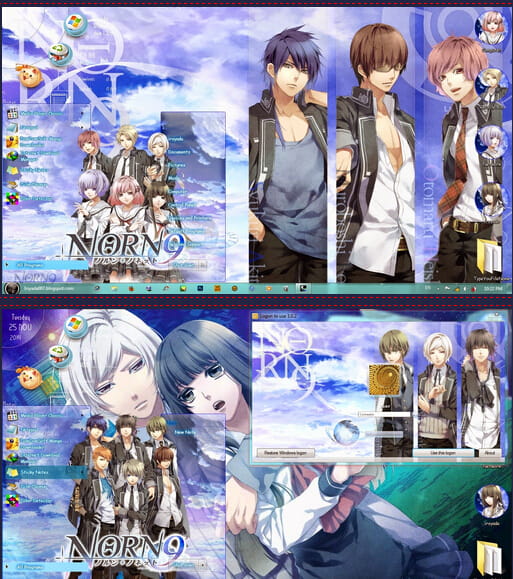 【win7主题】 NORN9 命运九重奏 奏响时空与命运的