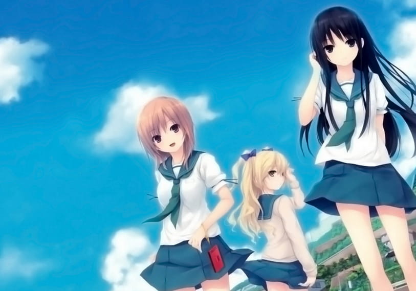 【win7主题】咖啡贵族~画师黑田忍作品 蓝色清新