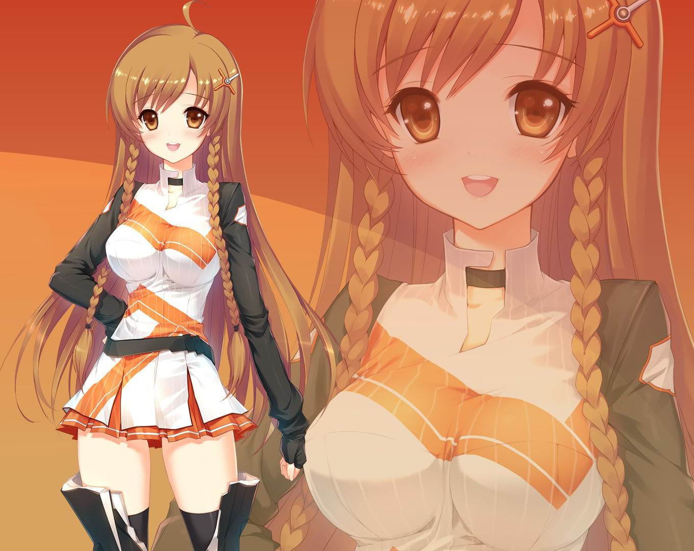 【win7主题】橙色少女 末永未来