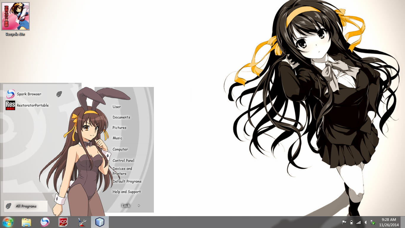 【win7主题】SOS团凉宫春日 团长ver.