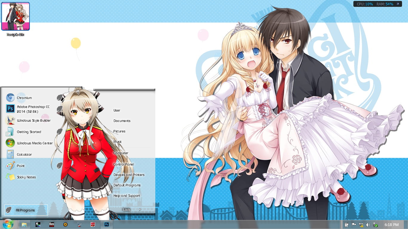 【win7主题】甘城光辉游乐园~我也要当救世主~