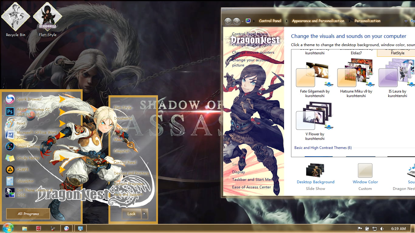 【win7主题】Dragon Nest 龙之谷 电脑主题