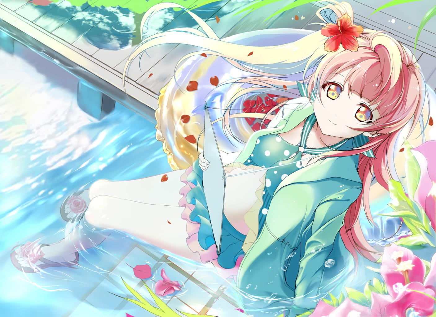 【win7主题】Love live!绿色清新南小鸟