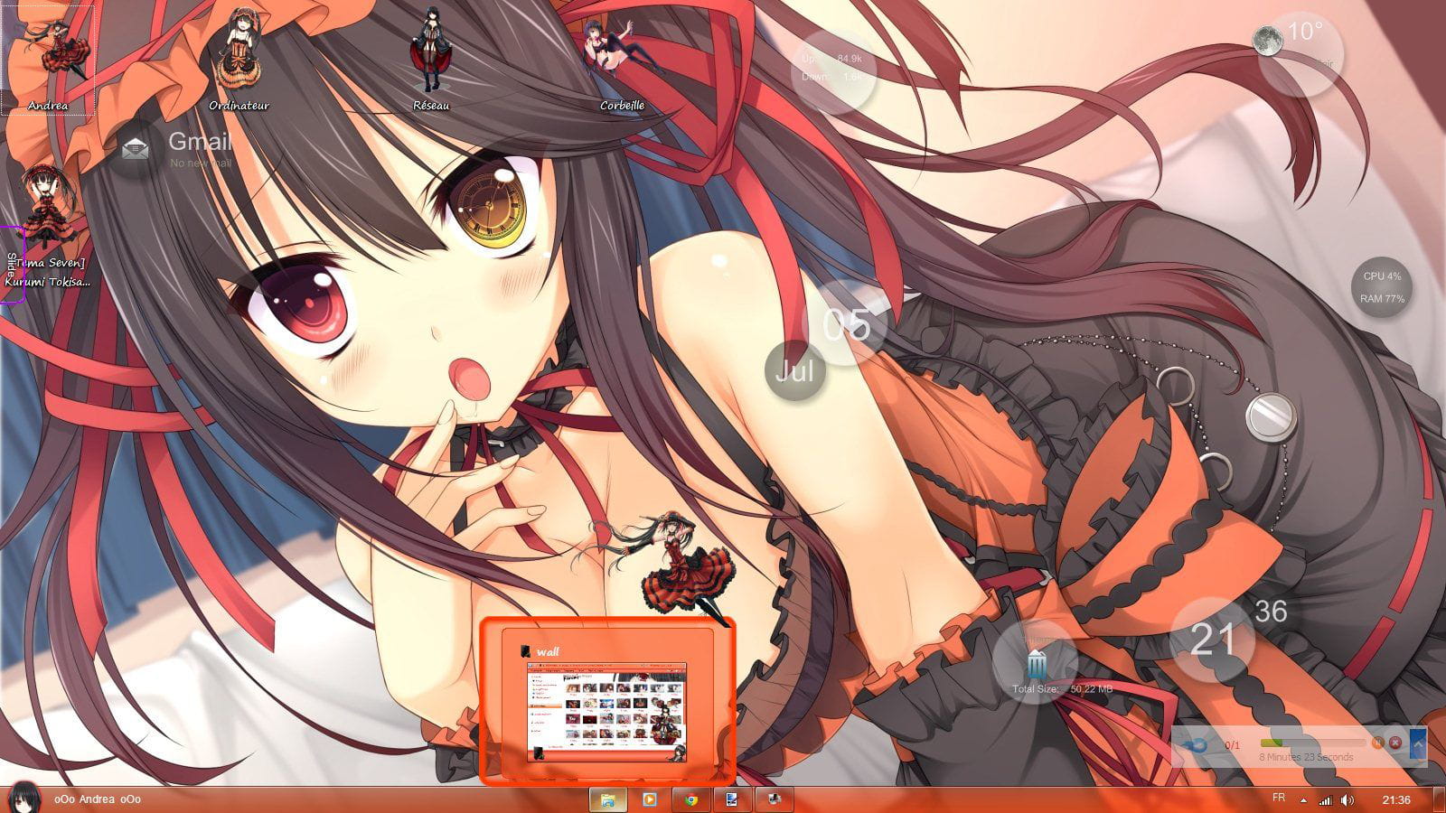 【win7主题】约会大作战 时崎狂三