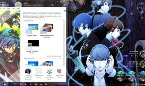 【win7主题】女神异闻录3 win7主题