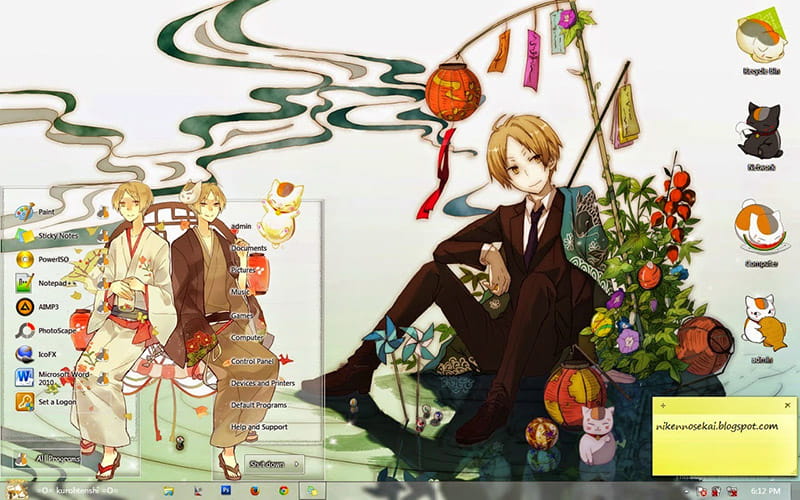 【win7主题】夏目友人帐 win7主题