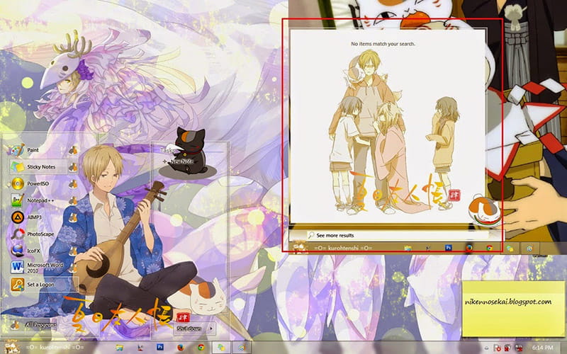 【win7主题】夏目友人帐 win7主题