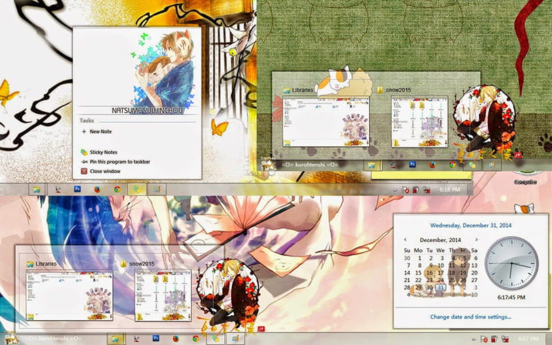 【win7主题】夏目友人帐 win7主题