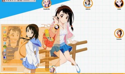 【win7主题】伪恋 小野寺小咲 win7主题