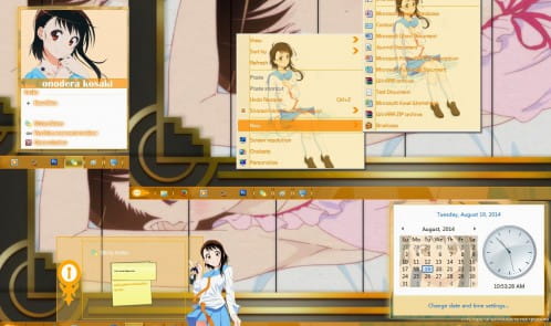 【win7主题】伪恋 小野寺小咲 win7主题