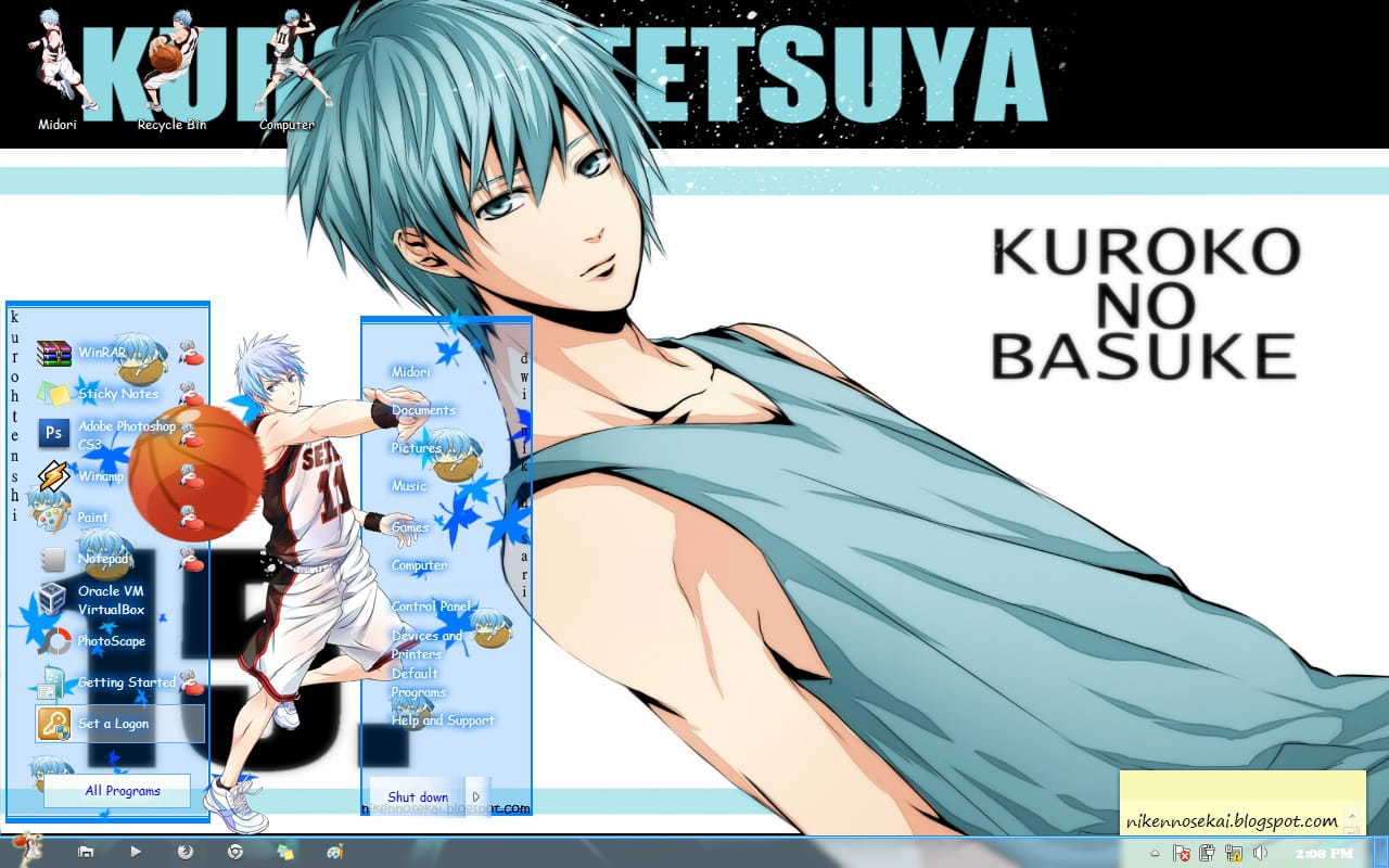 【win7主题】黑子篮球 win7主题