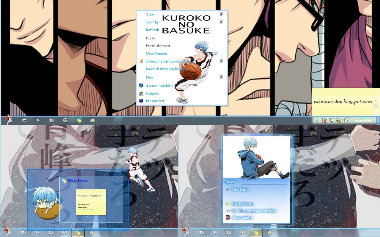 【win7主题】黑子篮球 win7主题