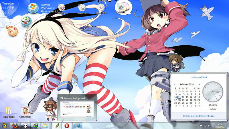 【win7主题】舰队collection 机敏傲娇娘岛风