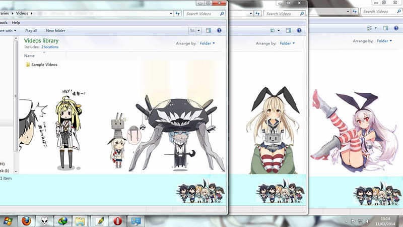 【win7主题】舰队collection 机敏傲娇娘岛风