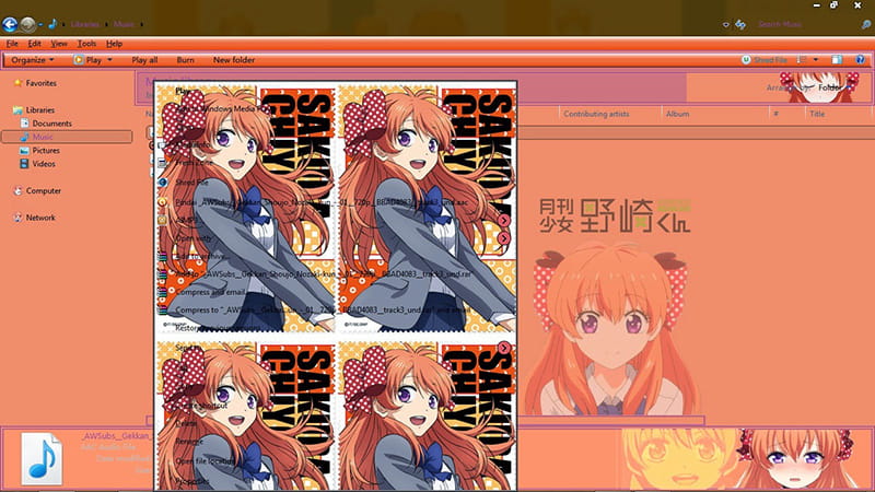 【win7主题】月刊少女野崎君 呆萌助手佐仓千代