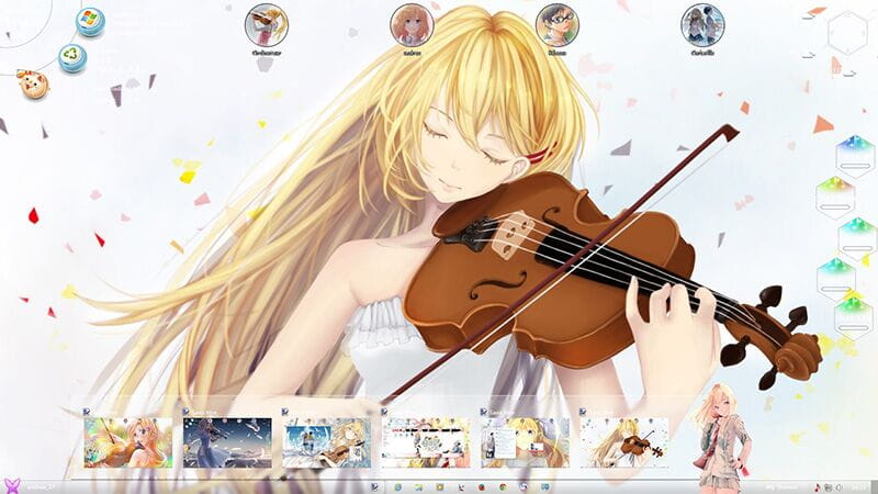 【win7主题】四月是你的谎言 宫园薰