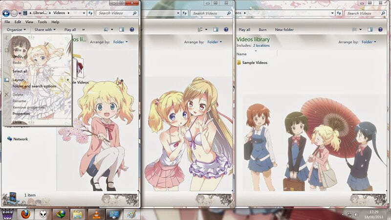 【win7主题】黄金拼图大家一起做萌萌哒的小百合