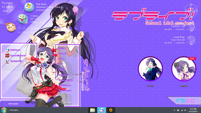 【win7主题】LoveLive 东条希—主宰万事万物的大魔