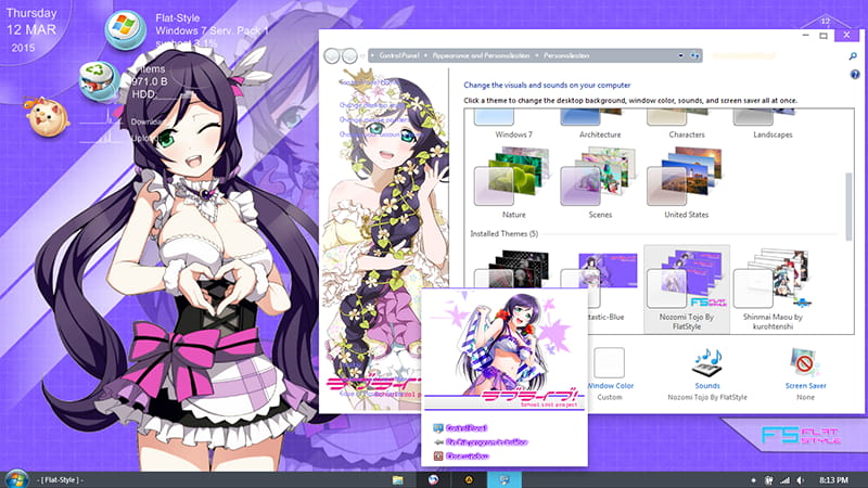 【win7主题】LoveLive 东条希—主宰万事万物的大魔