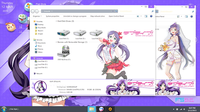 【win7主题】LoveLive 东条希—主宰万事万物的大魔