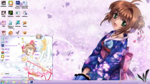 【萌娘资源】最初的萌王魔卡少女樱win7/XP电脑主