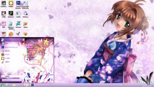 【萌娘资源】最初的萌王魔卡少女樱win7/XP电脑主