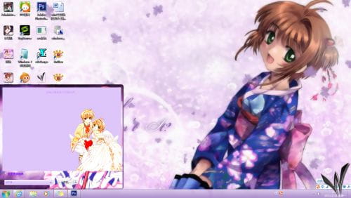 【萌娘资源】最初的萌王魔卡少女樱win7/XP电脑主