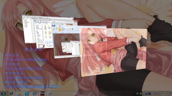 【win7主题】Tony大神XE插图电脑主题 福利 萌娘资