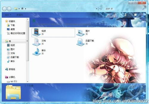 【win7主题】萌娘资源 东方project 多人物向