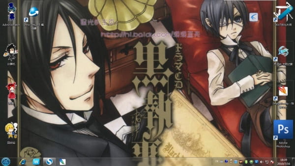 【win7主题】萌娘资源 黑执事 全人物