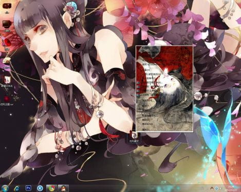 【win7主题】古风向 你若不离不弃，我便生死相许