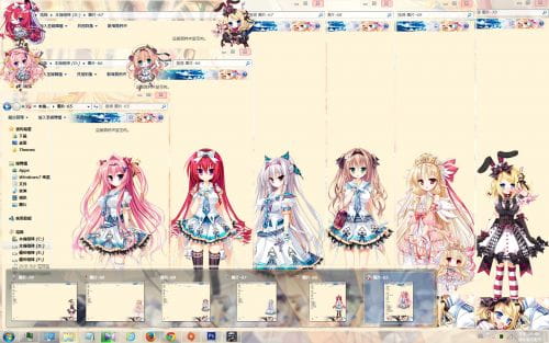 【win7主题】迷える2人とセカイのすべて迷途的两