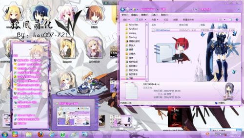 【win7主题】画师poco之电锯娘chain saw萌娘资源