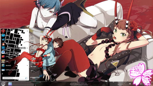 【win7主题】萌娘资源 金钱掌控电脑主题