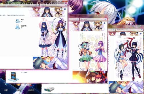 【win7主题】东方project萌娘资源 sayori东方