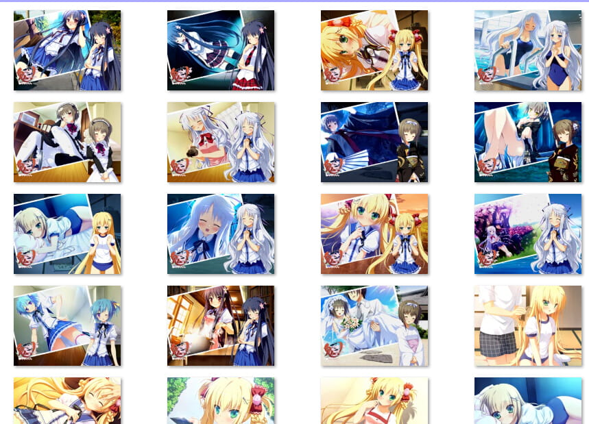 【Loliの贺礼】win7主题之GAL主题 鬼的捉迷藏 鬼ご