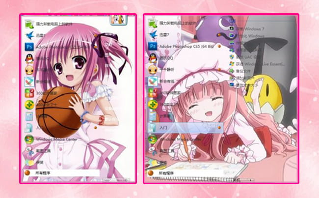 【win7主题】激萌萝球社萌娘资源 萝莉满满~