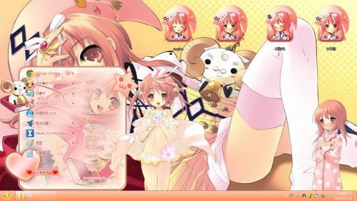 【win7主题】七色★星露 秋姬の场合