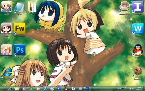 【win7主题】花丸幼稚园萌娘资源分享 幼女萌~卖