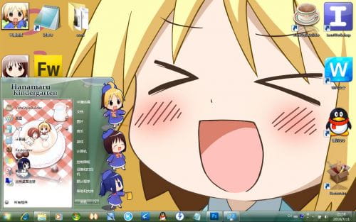 【win7主题】花丸幼稚园萌娘资源分享 幼女萌~卖