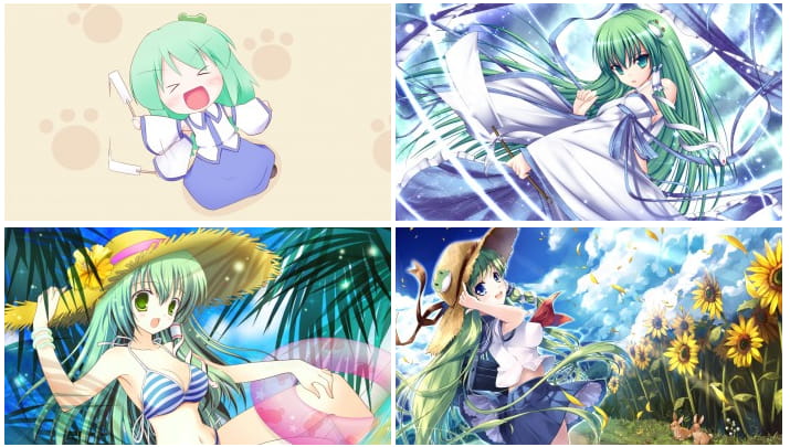 【win7主题】东方project萌娘资源 祀られる風の人