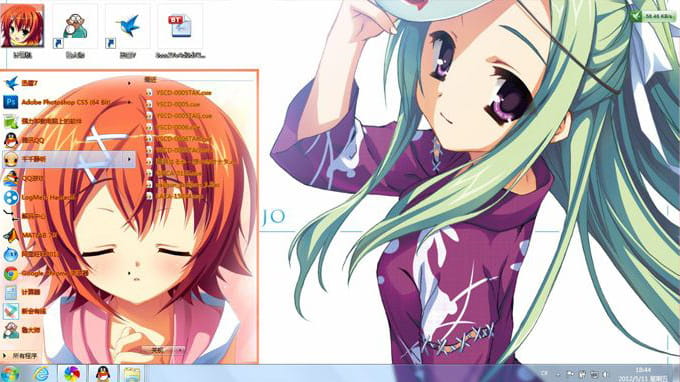 【win7主题】GAL主题萌娘资源 夏空カナタ 南方岛