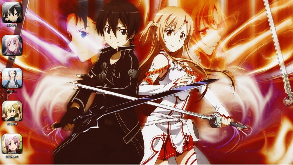 【win7主题】SAO 刀剑神域 结衣萌哭
